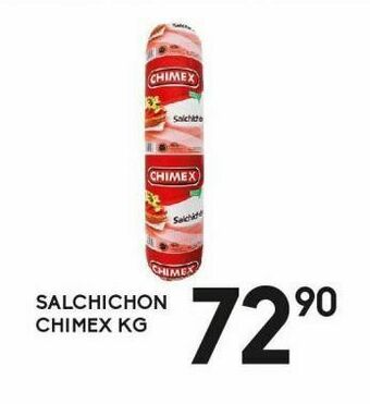 Alsuper Salchichón chimex kg oferta