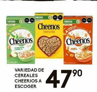 Alsuper Cereales cheerios a escoger oferta