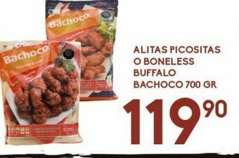 Alsuper Alitas picositas o boneless buffalo bachoco 700g oferta
