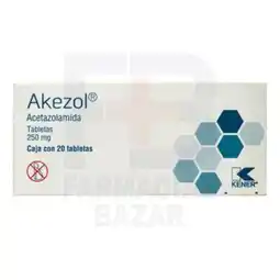 Farmacias Bazar AKEZOL 250MG 20 TABLETAS KENER oferta