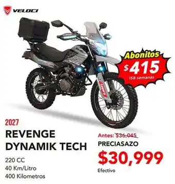 Veloci Revenge Dynamik Tech