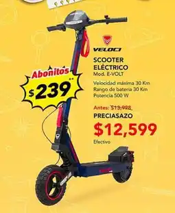 El Bodegón Veloci Scooter Eléctrico oferta