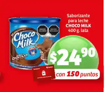 Soriana Híper Saborizante para leche CHOCO MILK 400g lata oferta