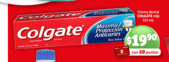 Soriana Híper Crema dental COLGATE mfp 125ml oferta