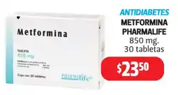 Farmacias Guadalajara Pharmalife metformina oferta