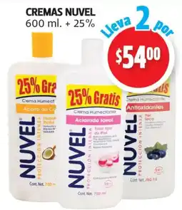 Farmacias Guadalajara cremas nuvel oferta