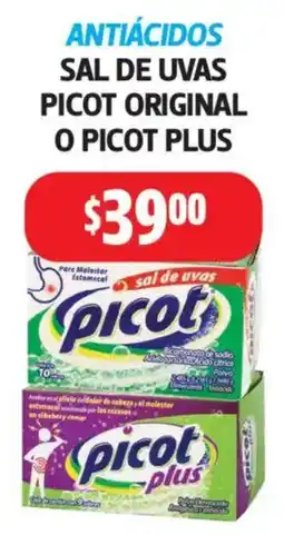Farmacias Guadalajara picot sal de uvas picot original o picot plus oferta