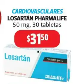 Farmacias Guadalajara Pharmalife Losartán oferta