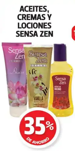 Farmacias Guadalajara Sensa Zen Aceites, cremas y lociones oferta