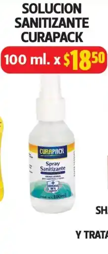 Farmacias Guadalajara curapack solucion sanitizante oferta