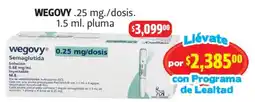 Farmacias Guadalajara wegovy semaglutida oferta