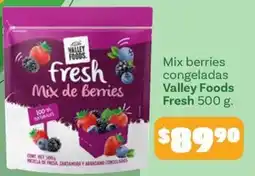 Soriana Mercado Valley Foods fresh Mix de Berries oferta