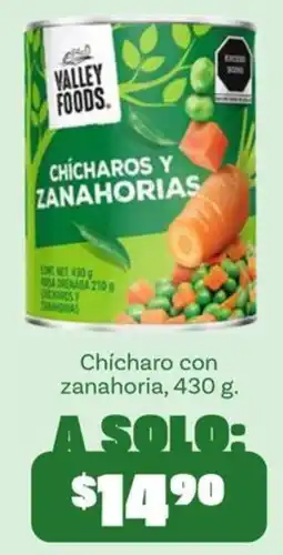 Soriana Mercado Valley Foods Chícharos y Zanahorias oferta