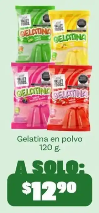Soriana Mercado Valley Foods Gelatina oferta