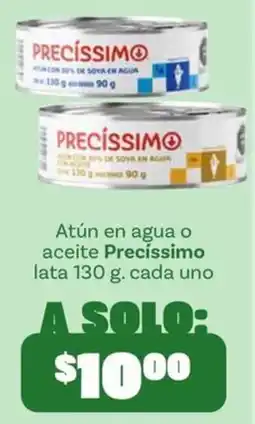Soriana Mercado Precíssimo Atún en agua o aceite oferta