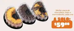 Soriana Mercado Media rosca de chocolate, nuez o marmoleada oferta