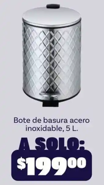 Bote de basura acero inoxidable
