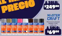Soriana Mercado Master Craft Pintura en aerosol oferta