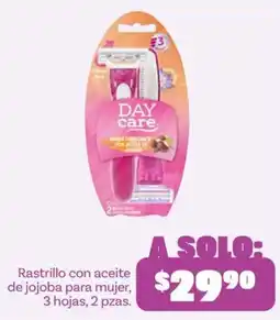 Soriana Mercado Day care Rastrillo con aceite de jojoba para mujer oferta