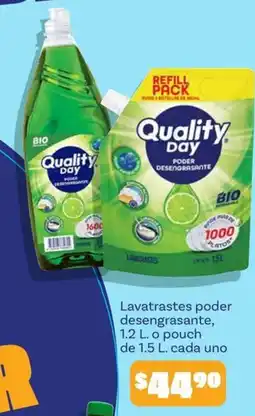 Soriana Mercado Quality Day lavatrastes poder desengrasante oferta