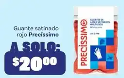 Soriana Mercado Precíssimo guante satinado rojo oferta