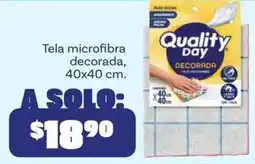 Soriana Mercado Quality Day Tela microfibra decorada oferta
