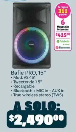 Soriana Mercado Vios Bafle PRO oferta