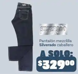 Soriana Mercado Silverado pantalón mezclilla caballero oferta