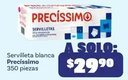 Soriana Mercado Precíssimo servilleta blanca oferta