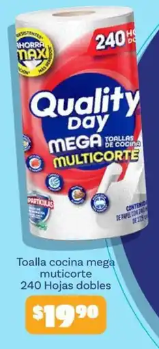 Soriana Mercado Quality Day toallas de cocina megamulticorte oferta