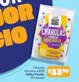 Soriana Mercado Valley Foods charolas térmicas desechables oferta