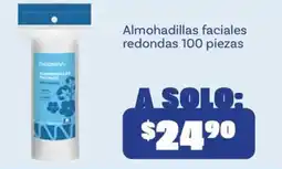 Soriana Mercado Niodrin Almohadillas faciales redondas oferta