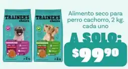 Soriana Mercado trainer's choice alimento seco para perro cachorro oferta