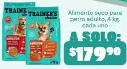 Soriana Mercado trainer's choice Alimento seco para perro adulto oferta