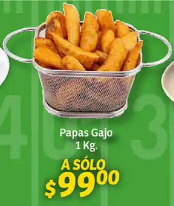 Soriana Híper Papas Gajo 1kg oferta