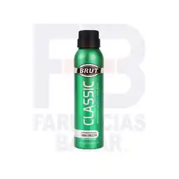 Farmacias Bazar DESODORANTE BRUT CLASSIC LARGA DURACION SPRAY 150ML oferta