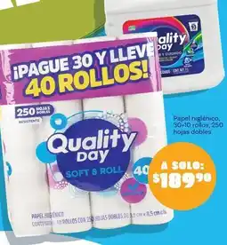 Soriana Híper Quality day - papel higiénico oferta