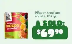 Soriana Híper Valley foods - piña en trocitos en lata oferta