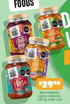 Soriana Híper Valley foods - mermeladas oferta