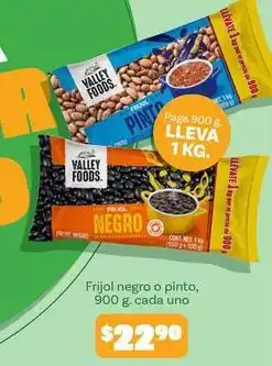 Soriana Híper Valley foods - frijol negro o pinto oferta