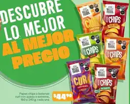 Soriana Híper Valley foods - papas chips o botanas curl con queso o extreme oferta