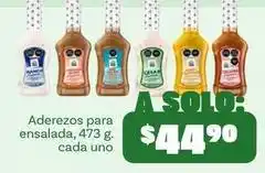 Soriana Híper Solo - aderezos para ensalada oferta