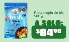 Soriana Híper Fresh - filete de tilapia sin piel oferta