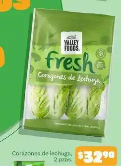 Soriana Híper Valley foods - corazones de lechuga oferta