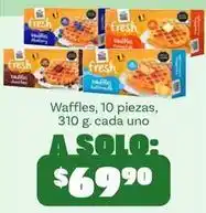 Soriana Híper Fresh - waffles oferta