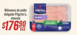 Soriana Híper Pilgrim's - milanese de pollo delgada oferta