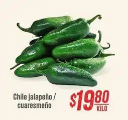Soriana Híper Chile jalapeño / cuaresmeño oferta