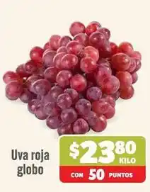 Soriana Híper Uva roja globo oferta