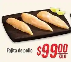 Soriana Híper Fajita de pollo oferta