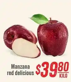 Soriana Híper Manzana - red delicious oferta
